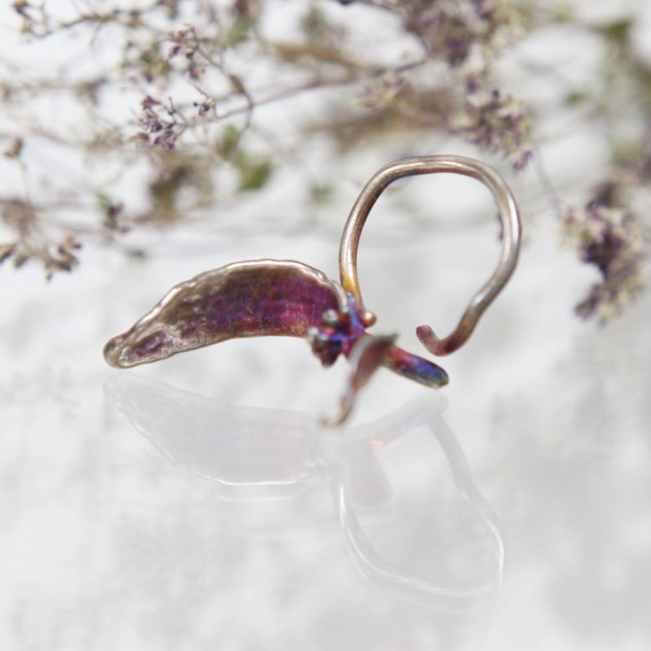 Кольцо в серебре Poison, Омела, фото 3